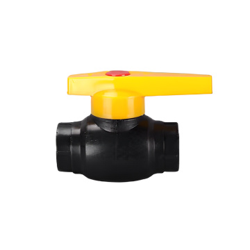 PE Flat Mouth Steel Core Ball Valve Fittings