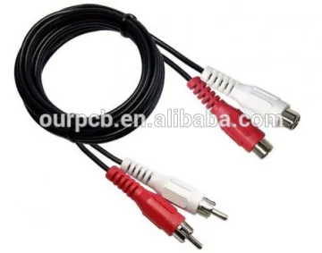 customer design Coaxial cable factory rca cable