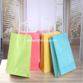 Twisted Handle Paper Shopping Bag Gold