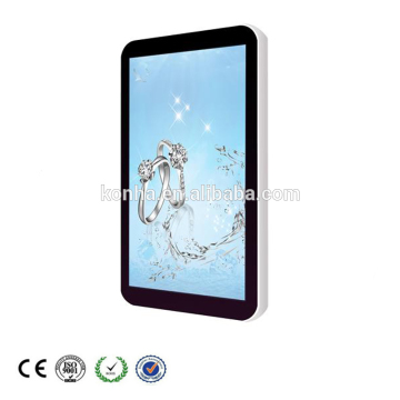 high quality 55" wall mounted lcd monitor usb media player for advertising