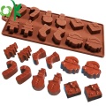 Hot Sale siliconen kerst siliconen snoep chocolade mal