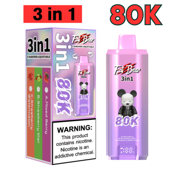 FatBear 80K Rechargeable 3 in 1 Vapers