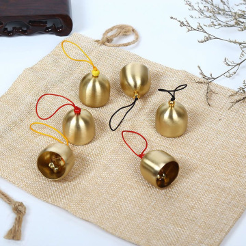 Copper Metal Bell Decor Wind Chime for DIY Craft and Christmas Decoration