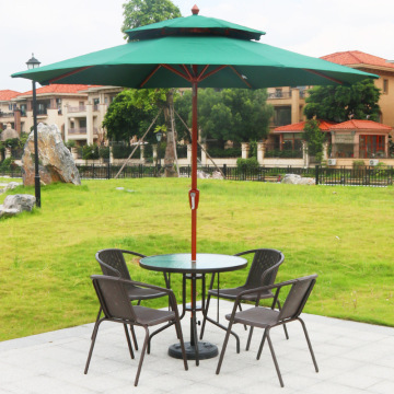 Kombinasi Sunshade Umbrella Patio Luaran