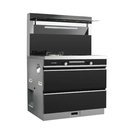 Integrated Kitchen Stove with Good Sound-Off and No Oily Smoke