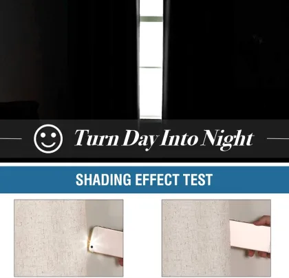 Blackout blinds Grommet Window curtains