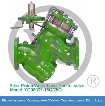 YQ98007-16Q/25Q Filter Piston Water Level Control Valve , DN 40-300mm