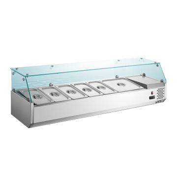 Commercial Salad Bar Chiller Refrigerator Display Counter