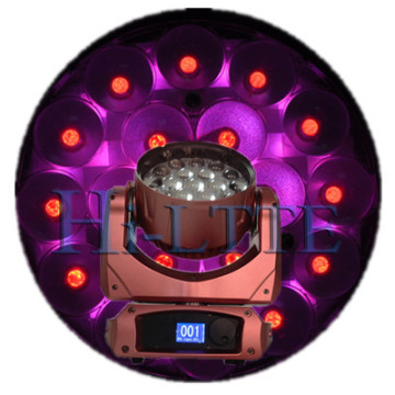 19*10W LED Zoom Aura LED DJ Professional Stage Moving Head Lighting (HL-19)