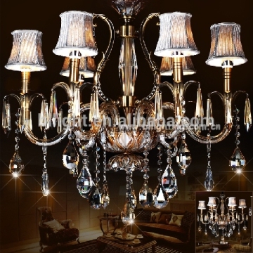Luxury crystal hotel lobby chandelier light pendant