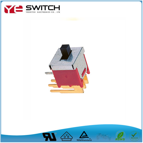 Interruptor deslizante em miniatura para PC com ângulo reto