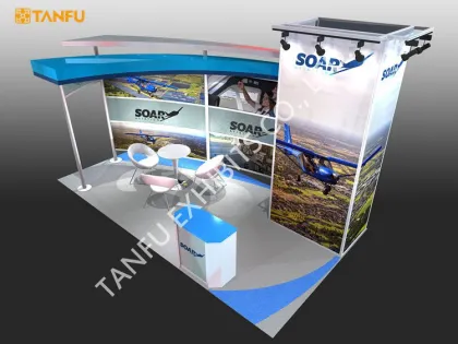 Travel Industry Exhibition booth Design and customize