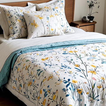 Conjunto de lençóis com estampa lindamente desenhado