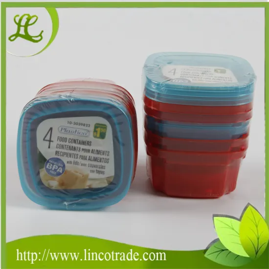 4/S Plastic Small Square Butter Box