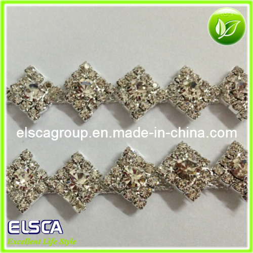 Decorative Weddign Dress Crystal Rhinestones Chain Trimming