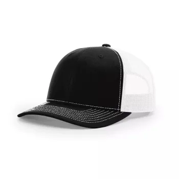 Custom Mesh Cap Trucker Hats - Personalizable Snapback Richardson112 Flat Brim Hats
