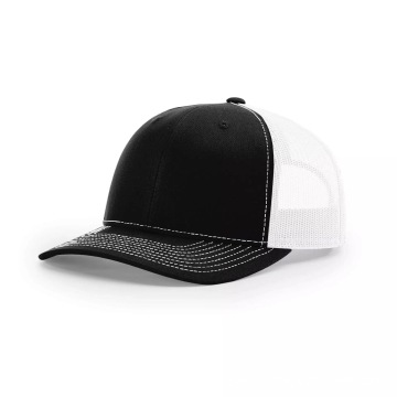 Custom Mesh Cap Trucker Hats - Personalizable Snapback Richardson112 Flat Brim Hats