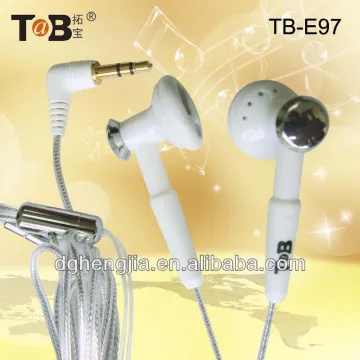 China manufacturer in Dongguan free samples MP3/MP4 Media Player in-ear earphones/earbuds for cell phone/laptop/Tablet PC