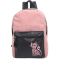 Rucksack Back Pack Schoolbag Girl Street Daily Outdoor Corduroy Mini Backpack untuk Wanita Gadis