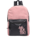 Mini Fashion Teenager Travel School Rucksack Back Pack Schoolbag Girl Girl Street Daily Outdoor Charduroy Mini sac à dos pour femmes fille