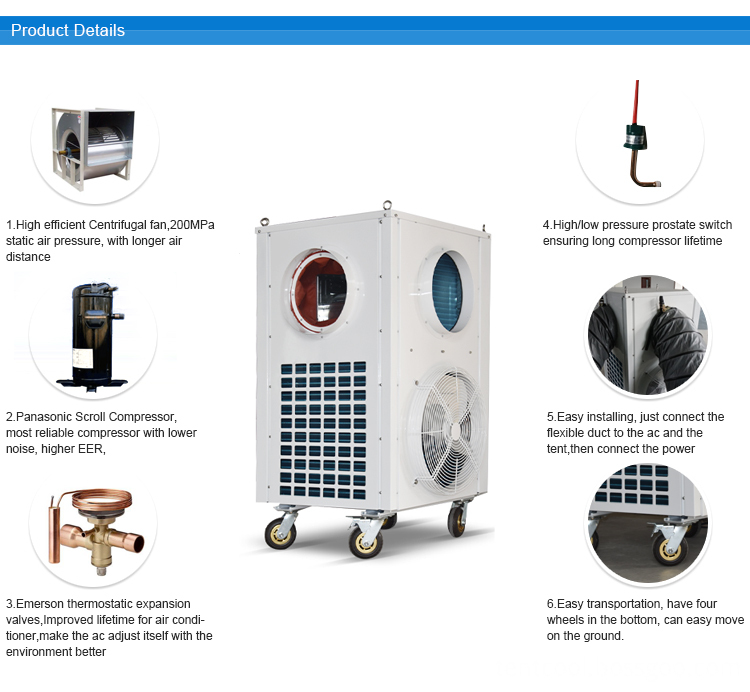 12kw Vertical Type Tent Air Conditioner