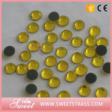 SS12 citrine korea A grade clothing accessories rhinestones on sale