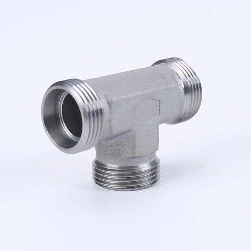 Tube Fittings Hydraulic Adapter Fitting Carbon Steel Compression Tees Factory