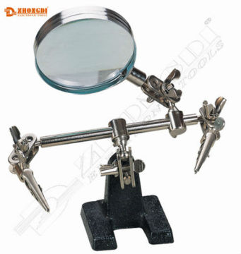 High quality Helping hand with magnifier of Ningbo ZD