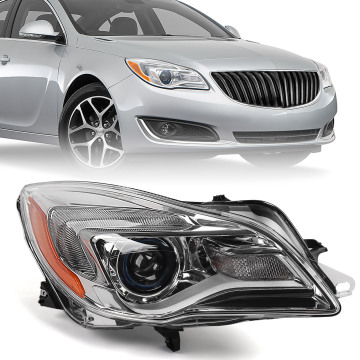 2014-2017 Buick Regal Trình chiếu đèn pha halogen chrome 13409902