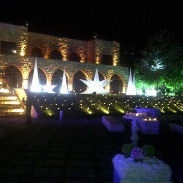 Advertising Inflatable Party Decoration Star for Birthday Party/Wedding Event, UL Blower, RGB Light