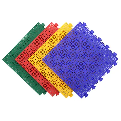 pp suspended interlock flooring