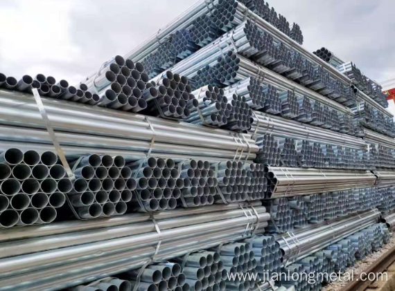 Welded galvanized steel pipe price