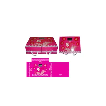Pink Square Shaped Carton Box