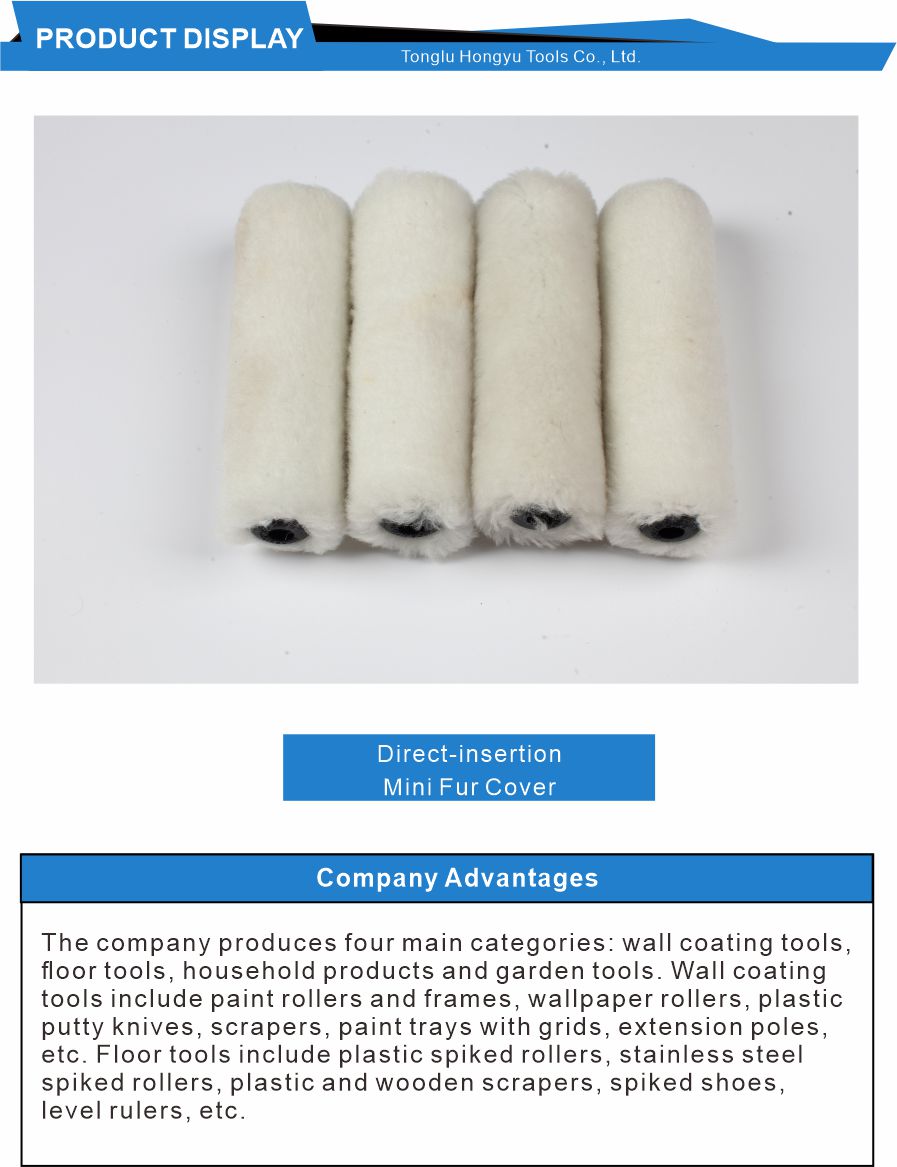 Direct Insert Mini Paint Roller Covers
