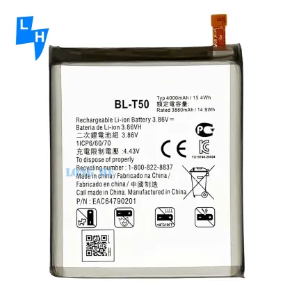 100% Original Factory Outlet BL-T50 Mobile Phone Battery for LG Velvet 5G LM-G900