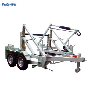 MARCD-500 Hydraulisch bediende dubbelassige kabeltrommeltrailer