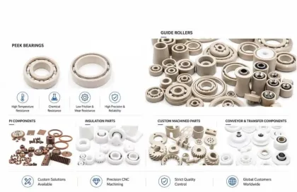 PEEK Grooved Guide Roller Bearings