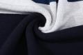 Pullover girocollo da uomo con design a blocchi di colore lavorato a maglia