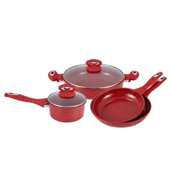 New Forged Iron Red Non-Stick Cookware Set: Arrival of Premium Cooking Pots and Pans