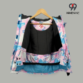 Chaqueta de esquí con estampado de estrellas para niños, cálida y elegante