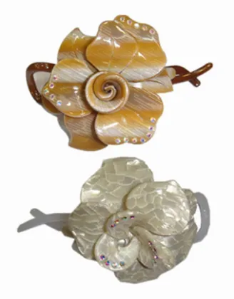 Celluloid hairpin jewelry sheet