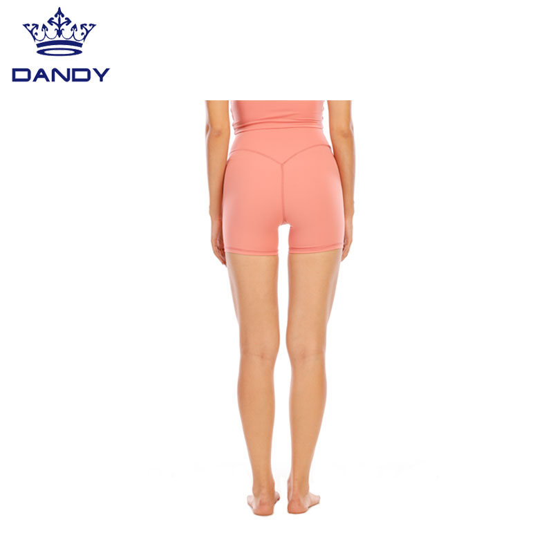 womens cotton yoga shorts