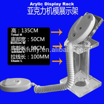 Popular Anti-theft Acrylic Holder, Crystal cellphone holder with magnetic security