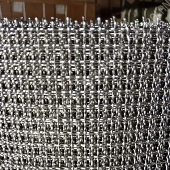 Crimped Wire Mesh One-way Separated Wave Bending