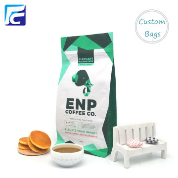 1KG Matt Flachboden Zipper Coffee Pouch