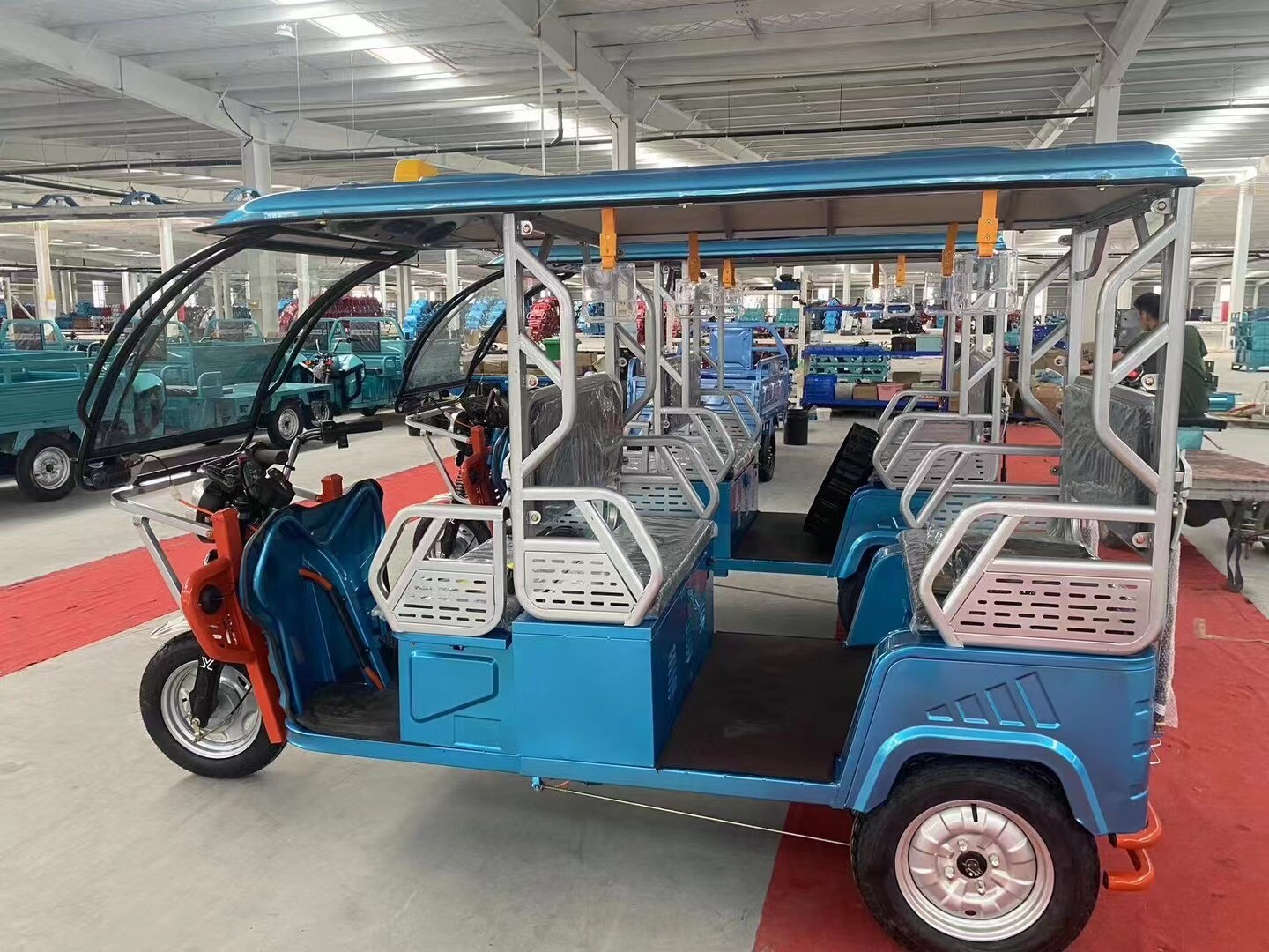 Electric Tricycle with Passenger