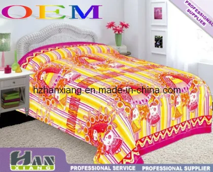 Blanket Exporter Polyester Flannel Baby Child Bed-Cover Blanket (hx-840)