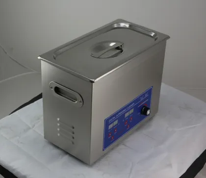 Adjustable power ultrasonic cleaner for electric parts