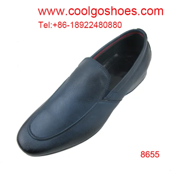 casual calfskin leather men shoes