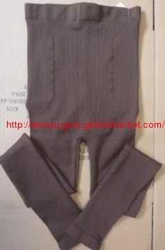 seamless control legging with silicone band in waist